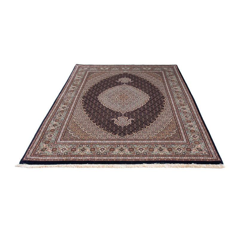 Persisk tæppe - Tabriz - 213 x 151 cm - mørkeblå