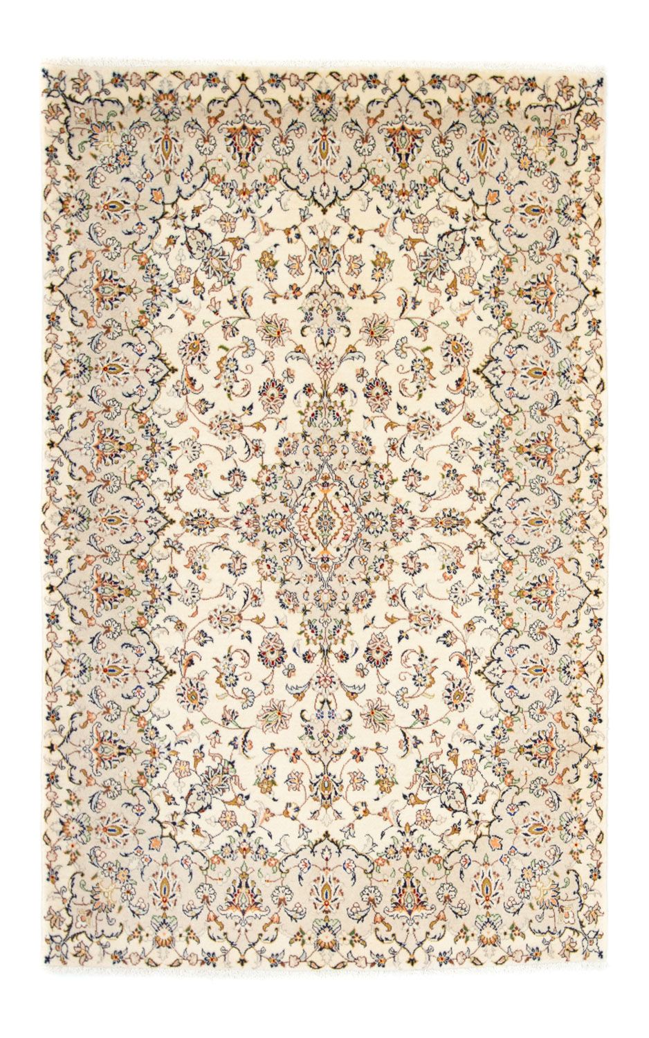 Persisk tæppe - Keshan - 220 x 142 cm - beige