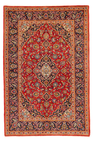 Persisk tæppe - Keshan - 217 x 142 cm - rød