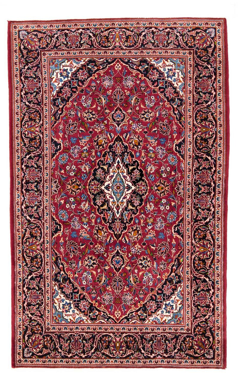 Persisk tæppe - Keshan - 223 x 141 cm - rød