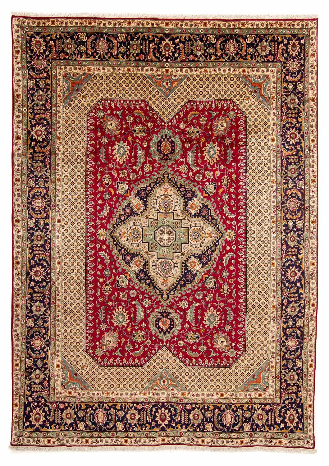 Persisk tæppe - Tabriz - 400 x 305 cm - rød
