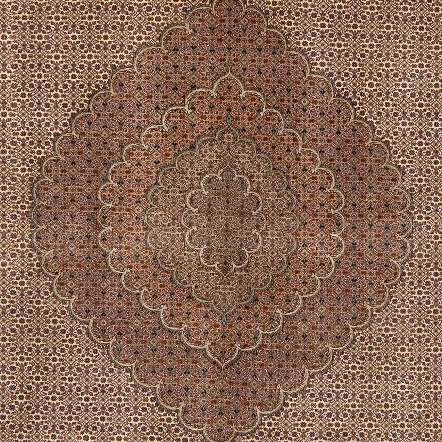 Persisk tæppe - Nomadisk - 360 x 263 cm - mørkebrun