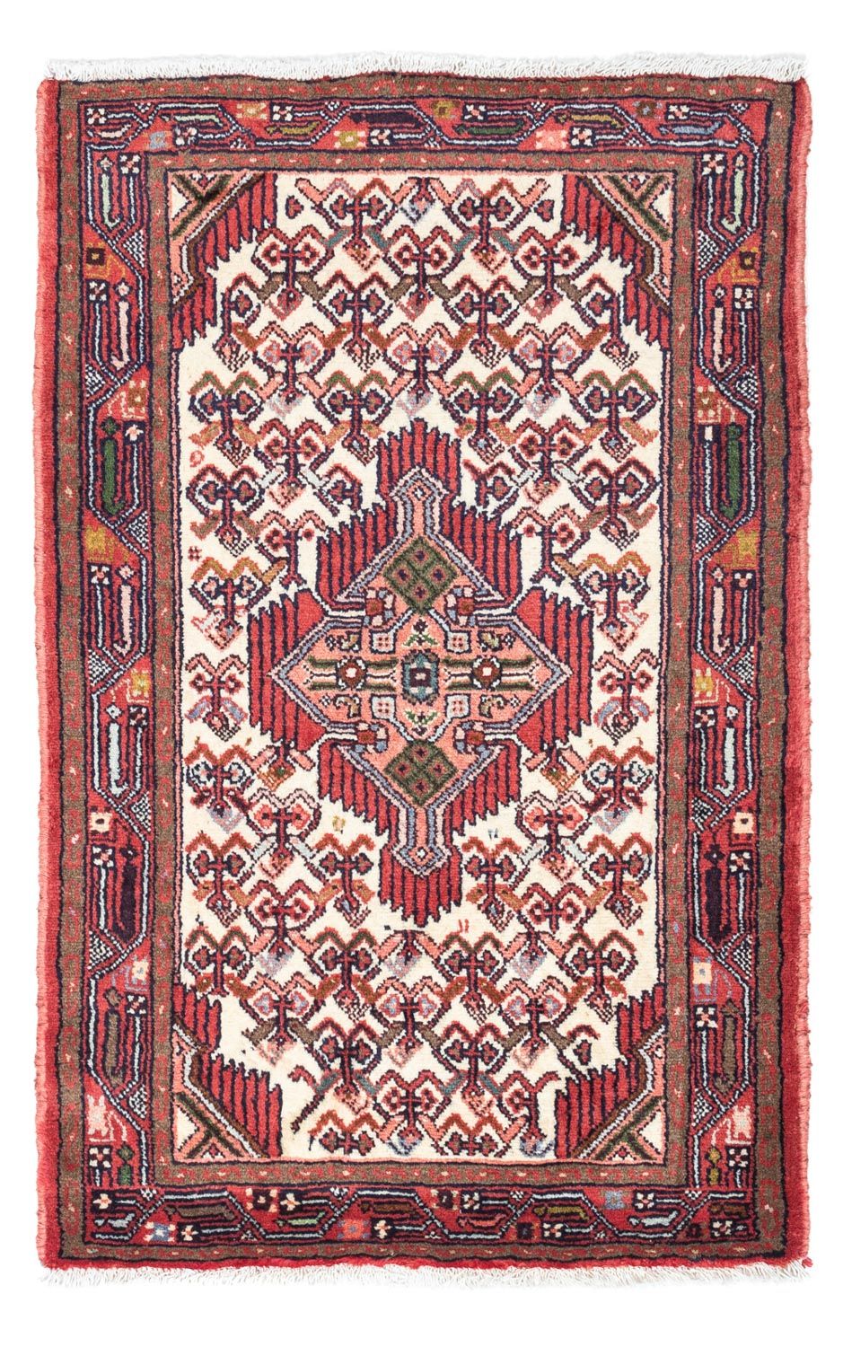 Persisk tæppe - Nomadisk - 127 x 76 cm - rød