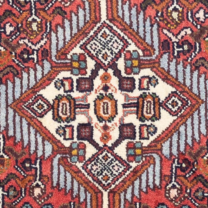 Persisk tæppe - Nomadisk - 122 x 81 cm - lysrød
