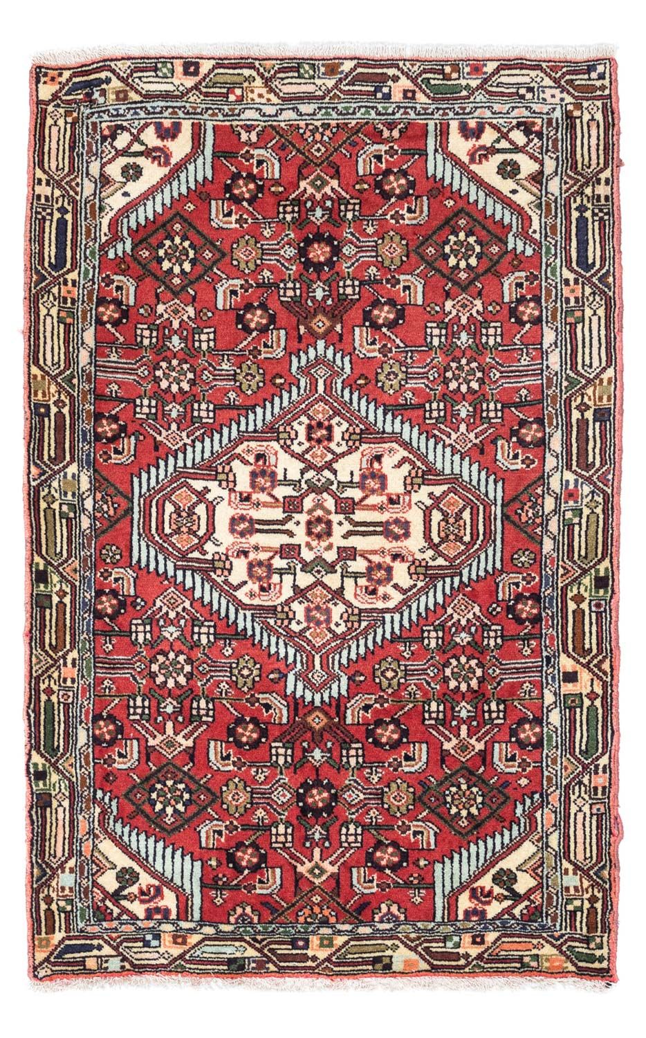 Persisk tæppe - Nomadisk - 120 x 73 cm - rød