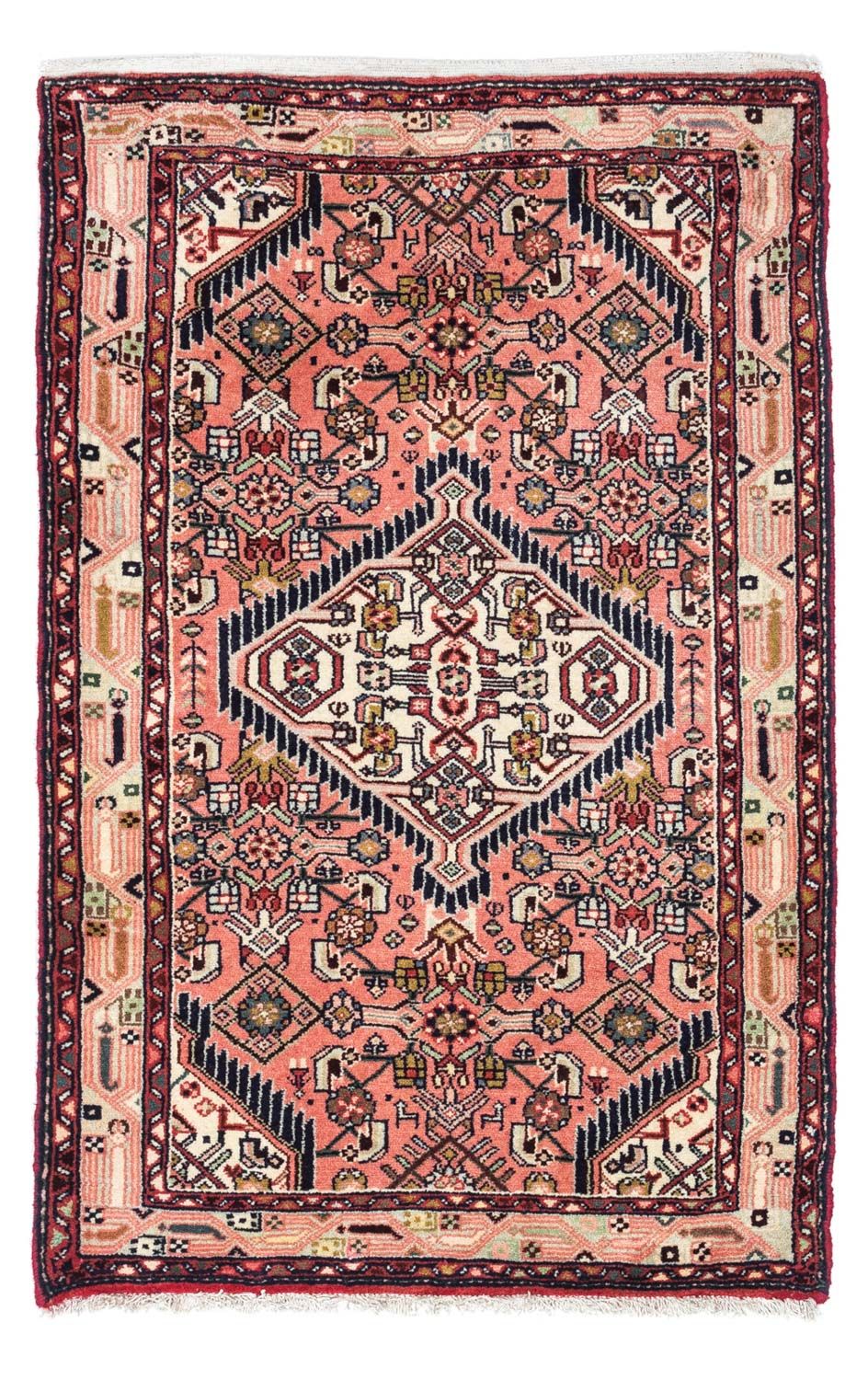 Persisk tæppe - Nomadisk - 115 x 71 cm - lysrød