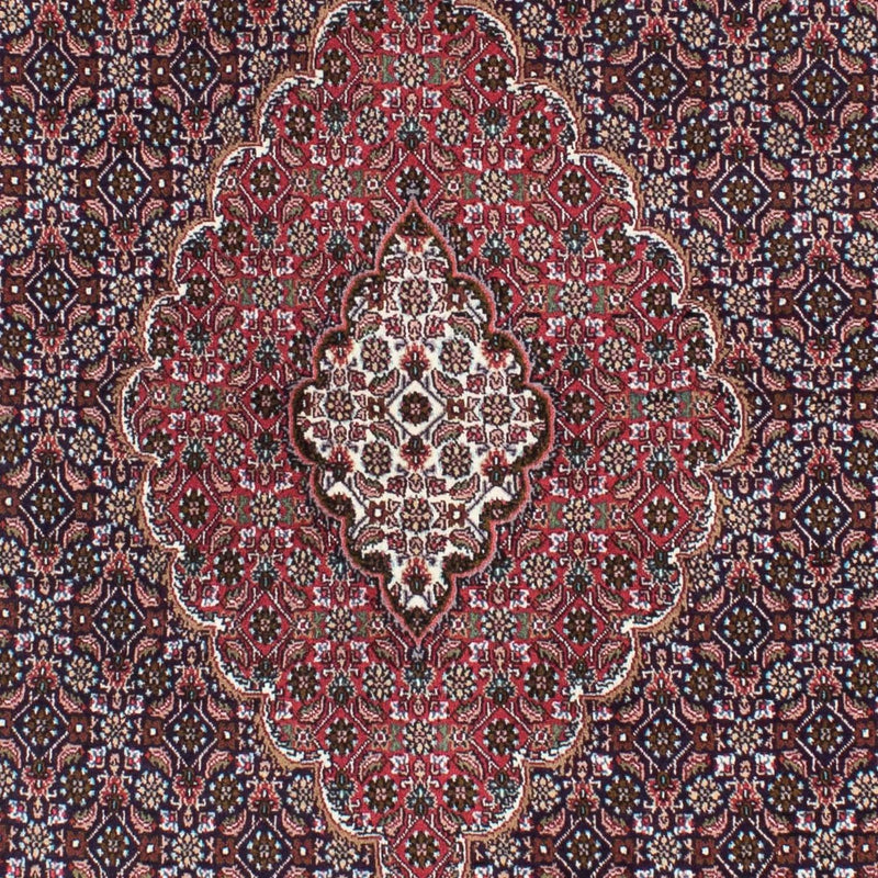 Persisk tæppe - Tabriz - 208 x 146 cm - mørkeblå