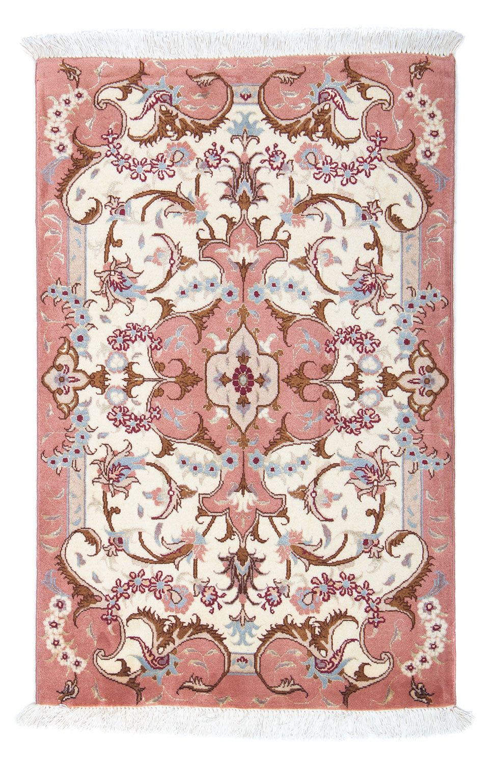 Persisk tæppe - Tabriz - Royal - 90 x 60 cm - beige