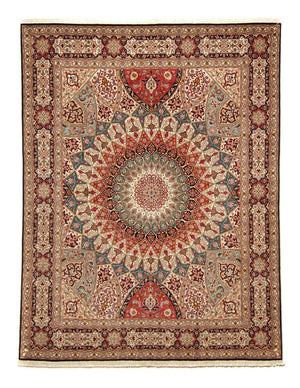 Persisk tæppe - Tabriz - Royal - 254 x 204 cm - flerfarvet