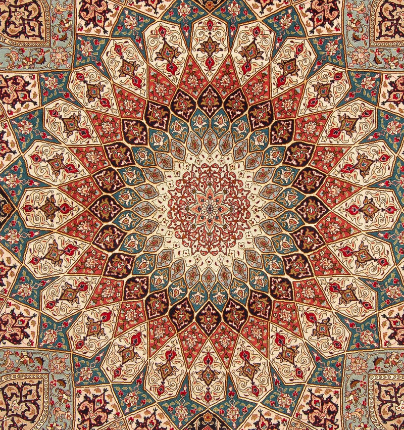 Persisk tæppe - Tabriz - Royal - 254 x 204 cm - flerfarvet