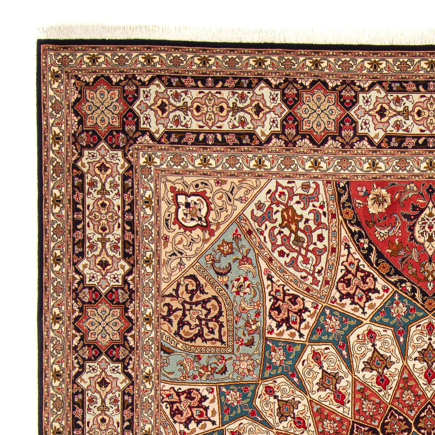 Persisk tæppe - Tabriz - Royal - 254 x 204 cm - flerfarvet