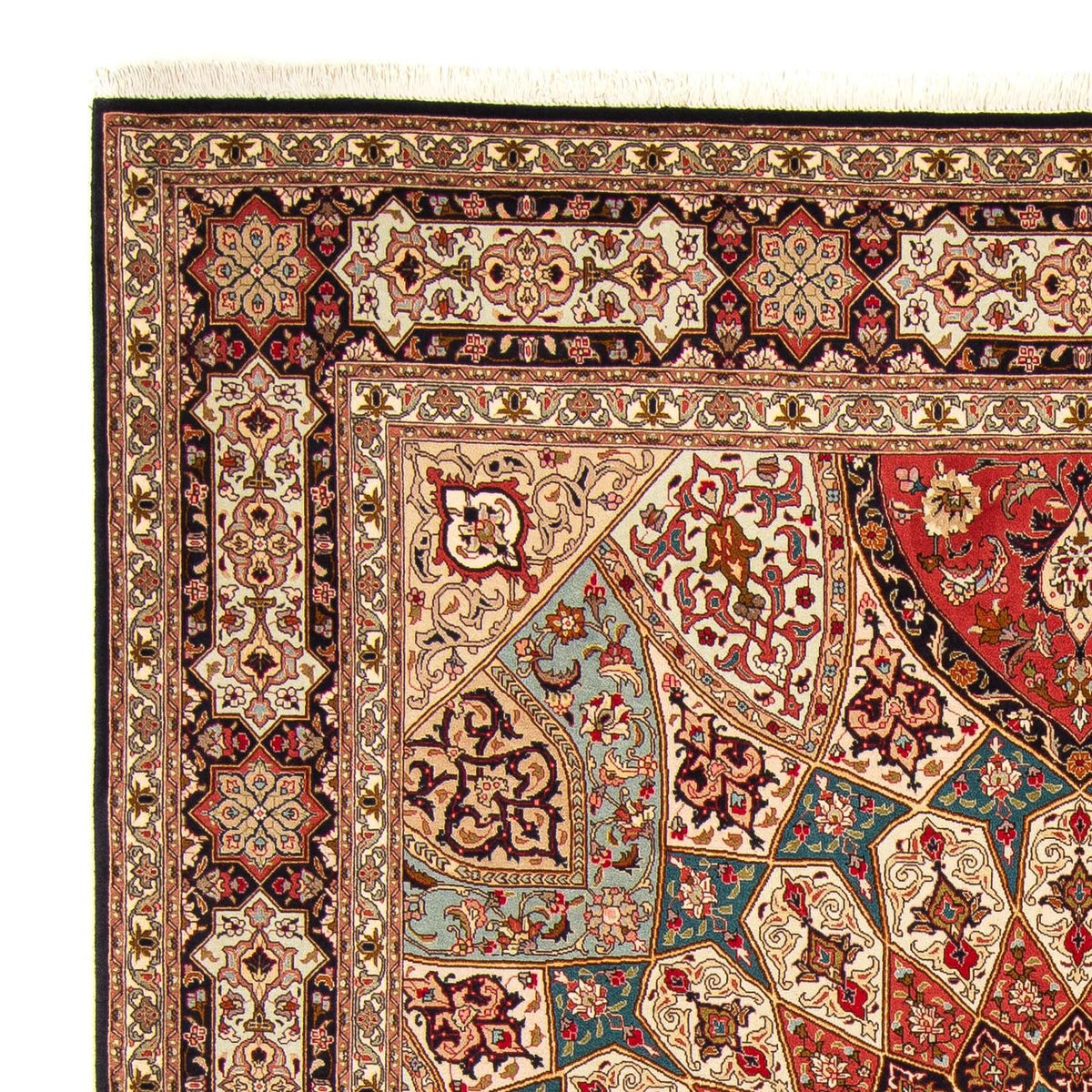 Tabriz - 50 Raj Tæppe 204x254cm - Persisk tæppe