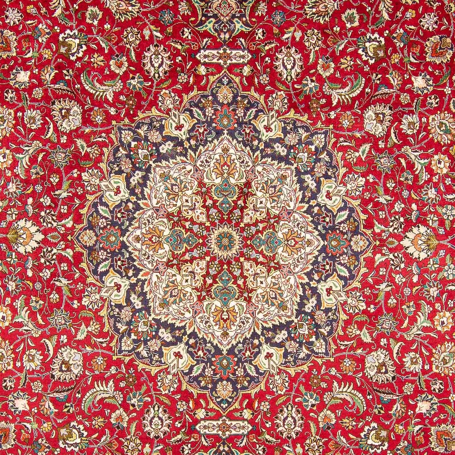 Persisk tæppe - Tabriz - Royal - 398 x 300 cm - rød