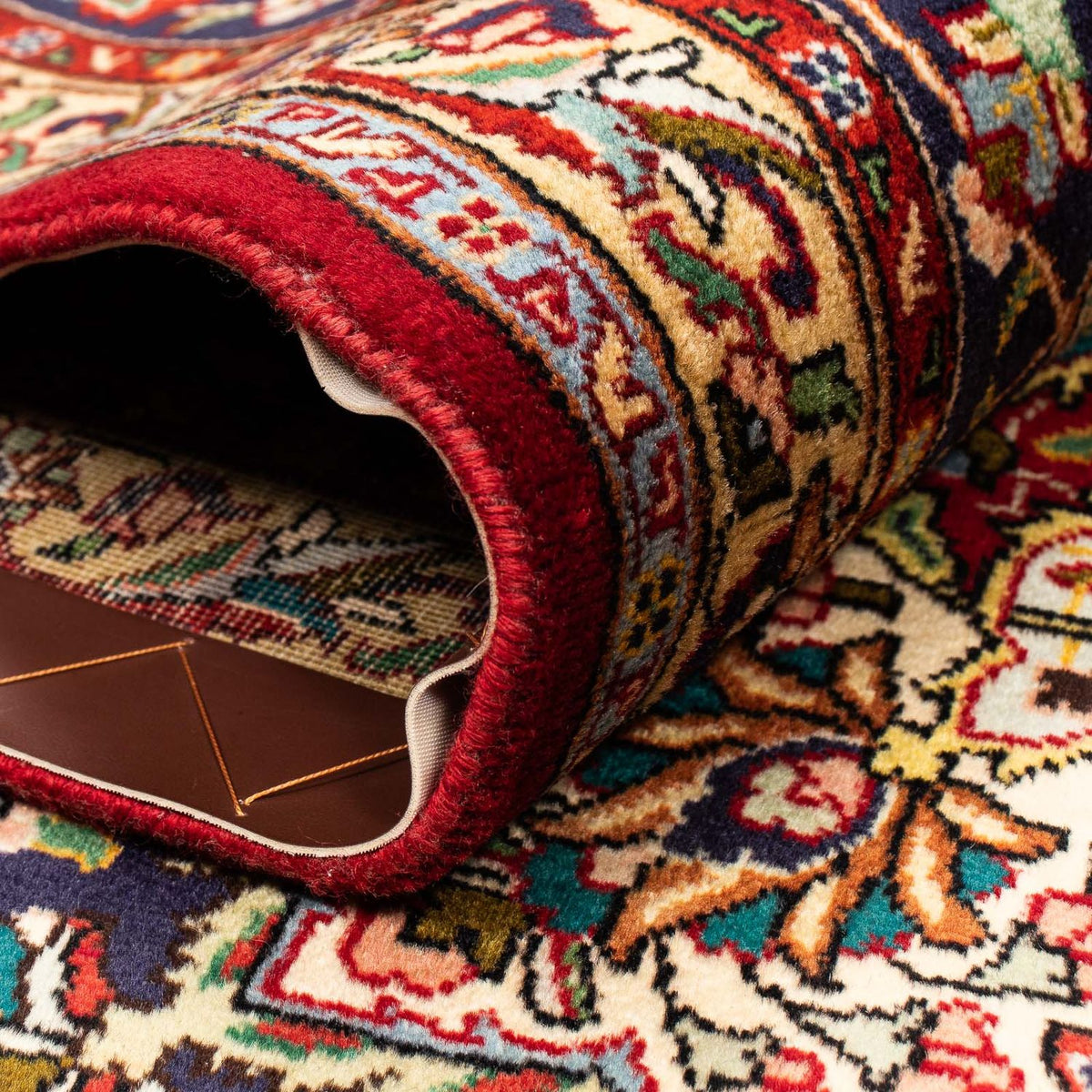 Persisk tæppe - Tabriz - Royal - 398 x 300 cm - rød