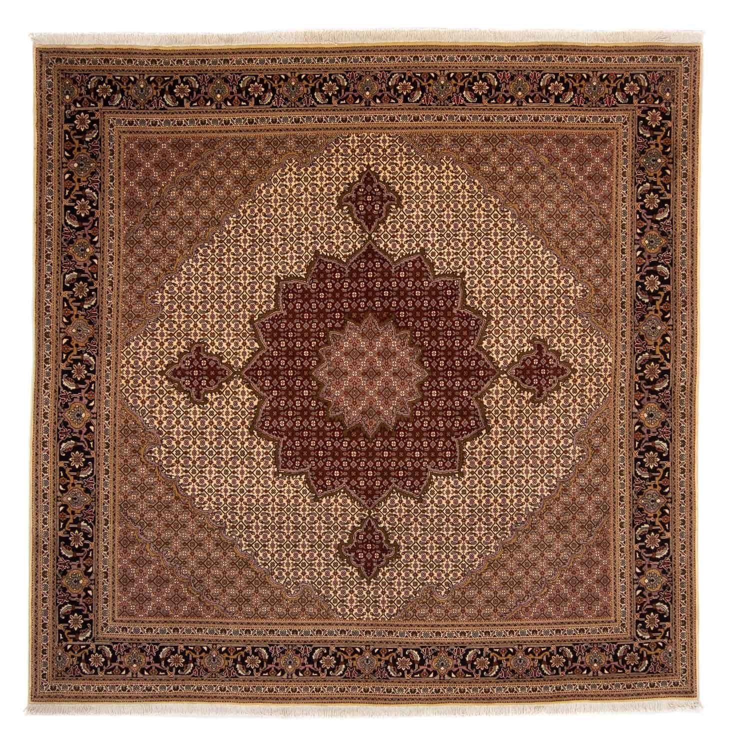 Persisk tæppe - Tabriz - Royal - 351 x 252 cm - brun
