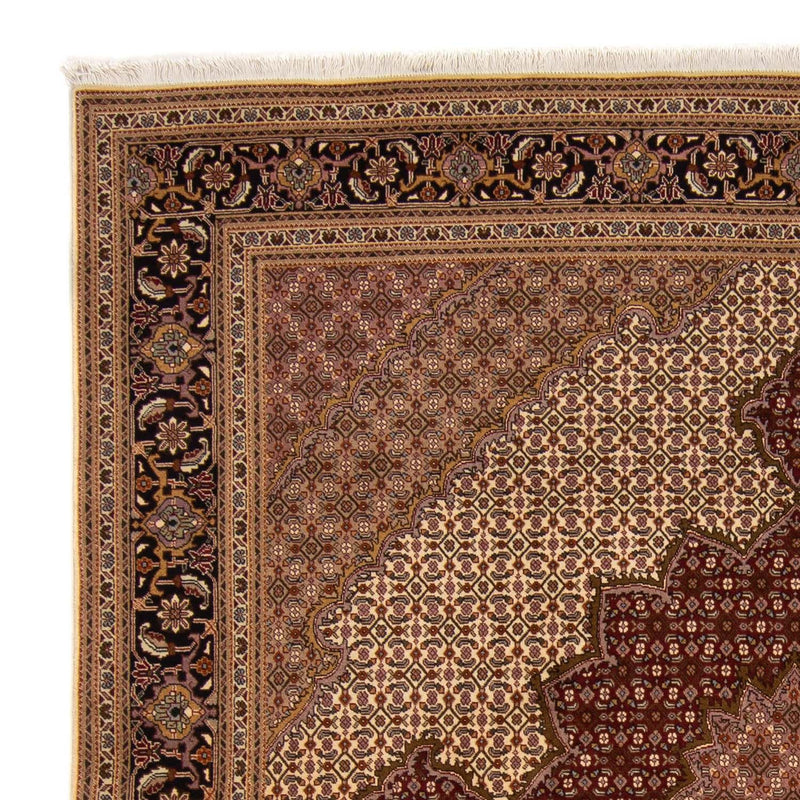 Persisk tæppe - Tabriz - Royal - 351 x 252 cm - brun
