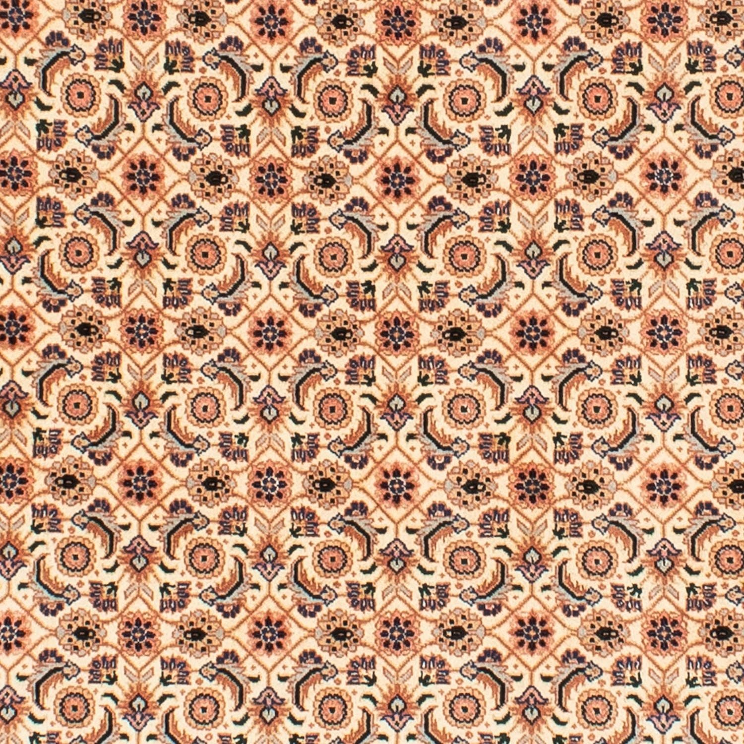 Persisk tæppe - Tabriz - Royal rundt  - 150 x 150 cm - lys brun