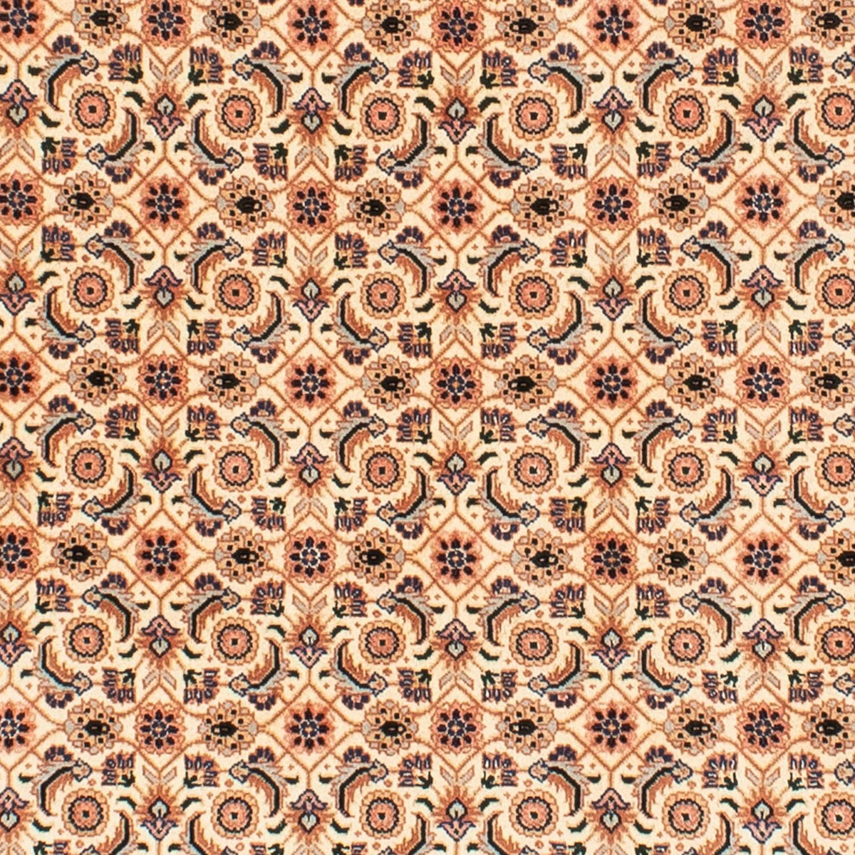 Persisk tæppe - Tabriz - Royal rundt  - 150 x 150 cm - lys brun