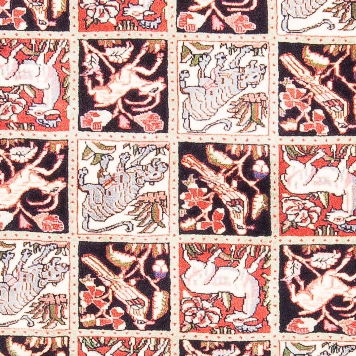 Persisk tæppe - Bijar - 138 x 71 cm - lysrød