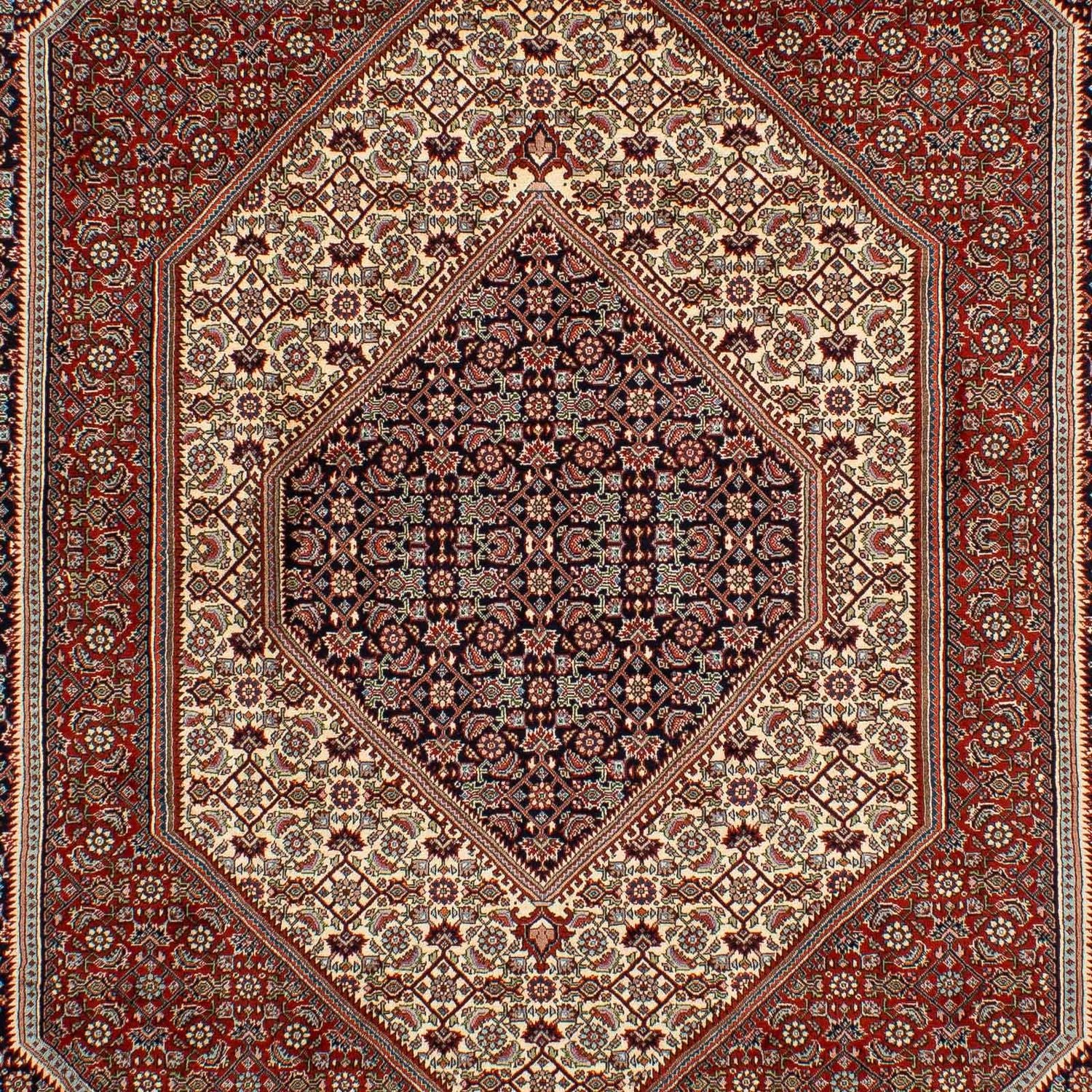 Persisk tæppe - Bijar - 292 x 210 cm - flerfarvet