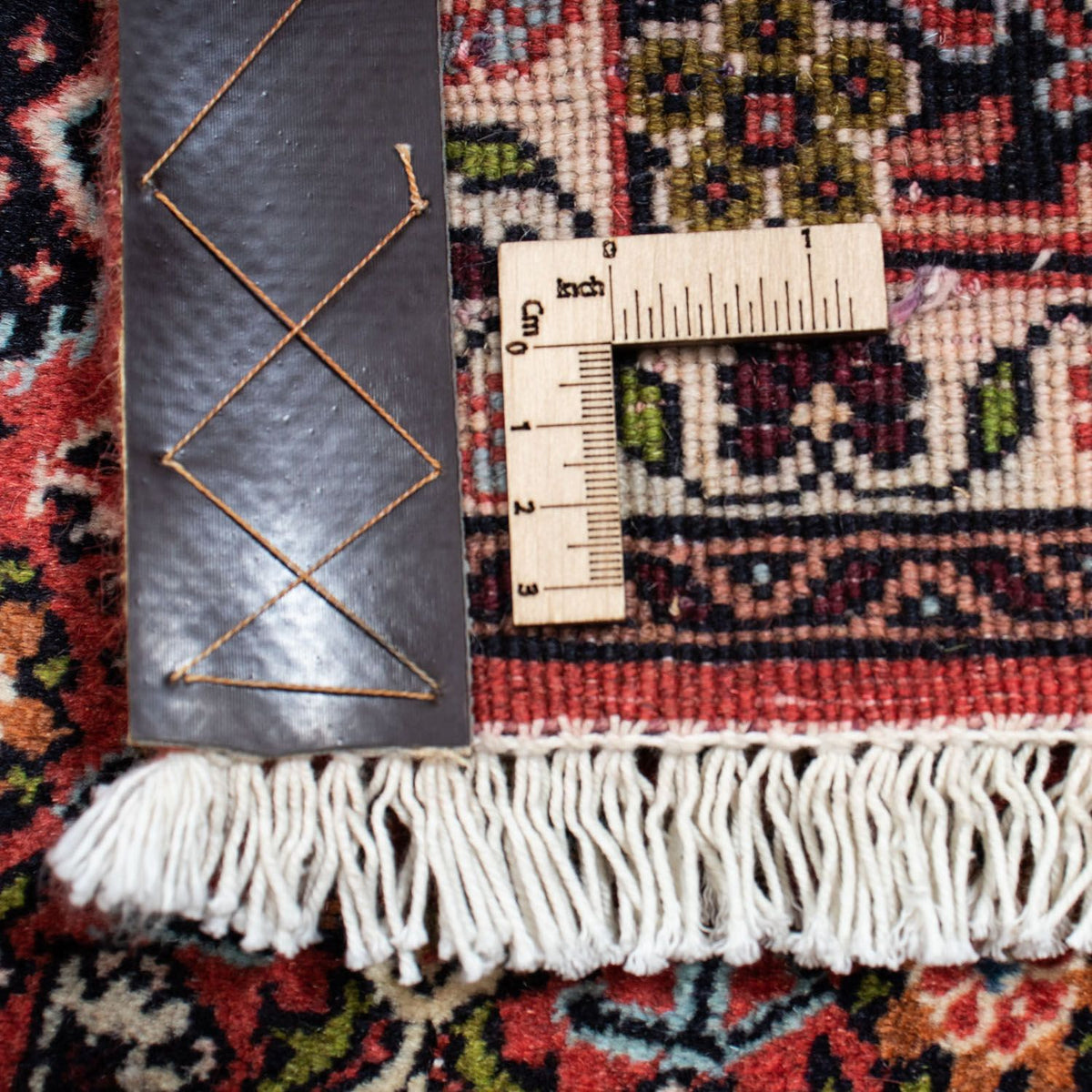 Persisk tæppe - Bijar - 230 x 139 cm - lysrød