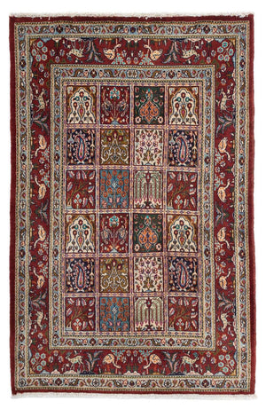 Persisk tæppe - Classic - 148 x 98 cm - mørkerød