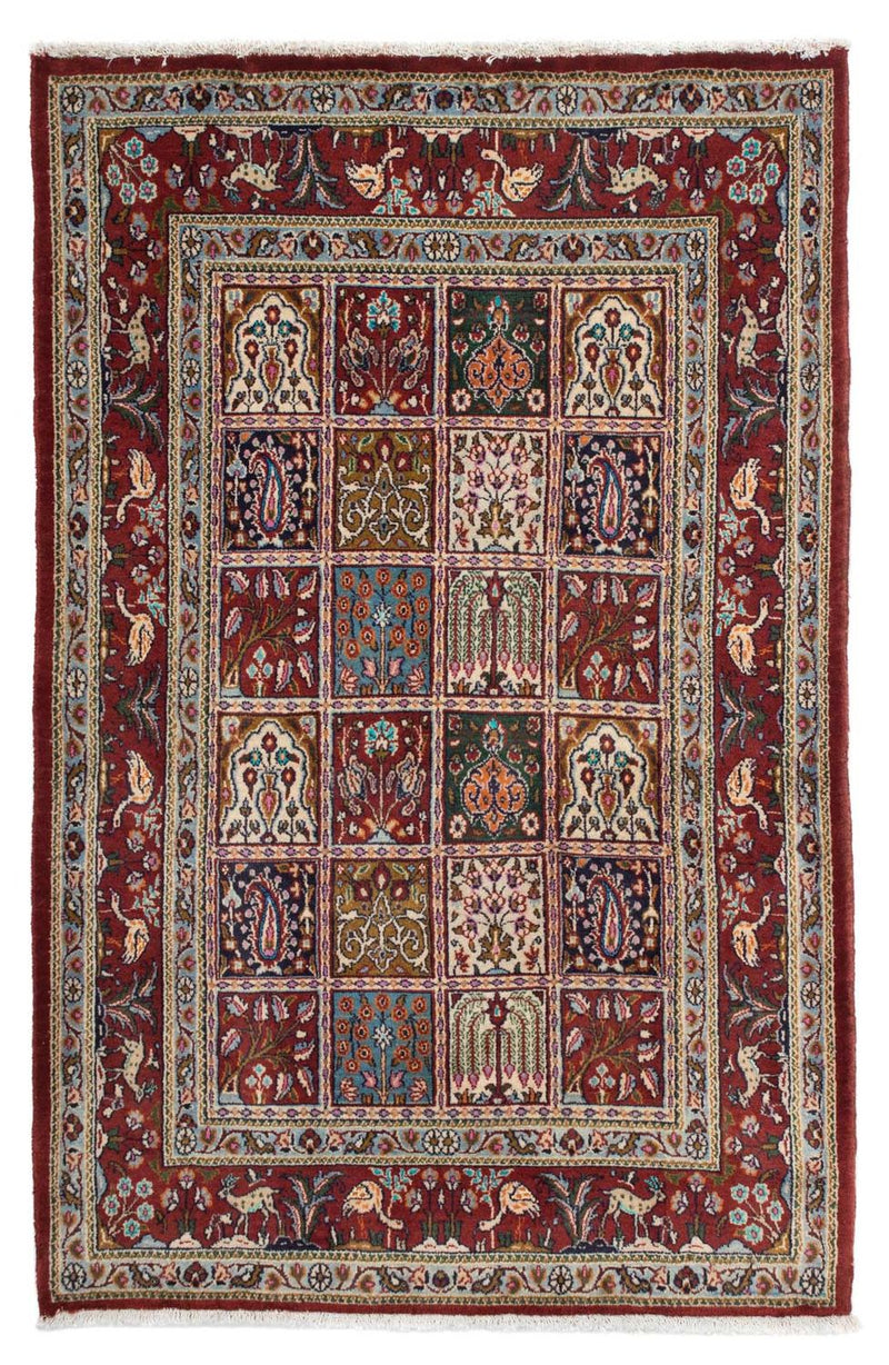 Persisk tæppe - Classic - 148 x 98 cm - mørkerød
