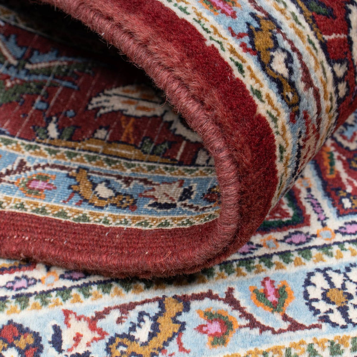 Persisk tæppe - Classic - 148 x 98 cm - mørkerød