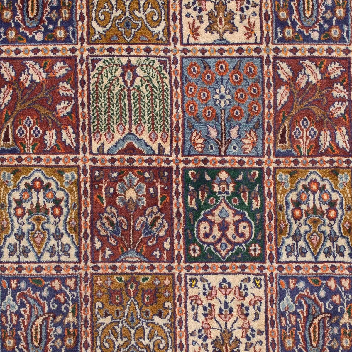 Persisk tæppe - Classic - 144 x 100 cm - mørkerød