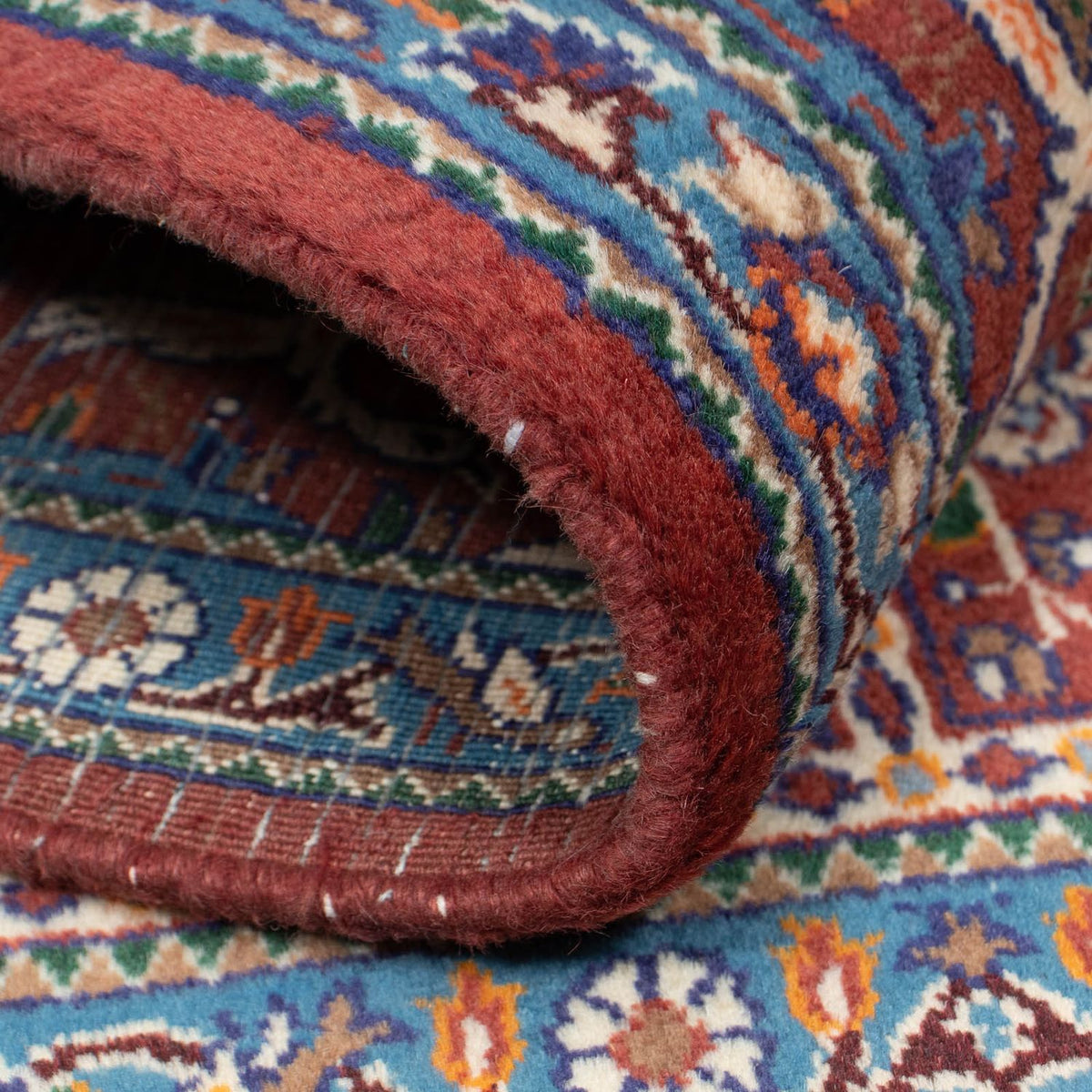 Persisk tæppe - Classic - 144 x 100 cm - mørkerød