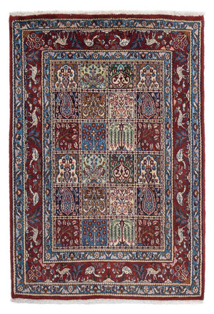 Persisk tæppe - Classic - 140 x 95 cm - mørkerød