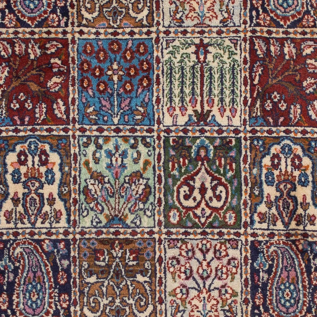 Persisk tæppe - Classic - 140 x 95 cm - mørkerød