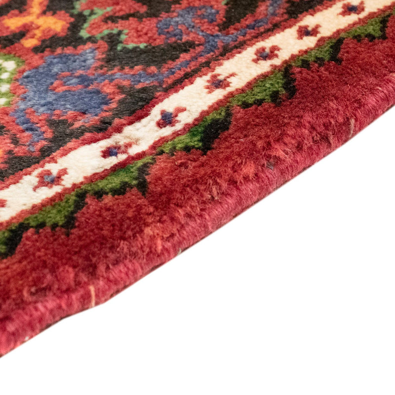 Persisk tæppe - Nomadisk - 205 x 138 cm - mørkerød