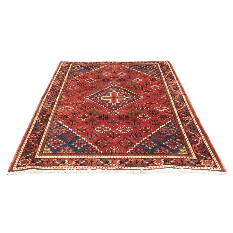 Persisk tæppe - Nomadisk - 205 x 138 cm - mørkerød