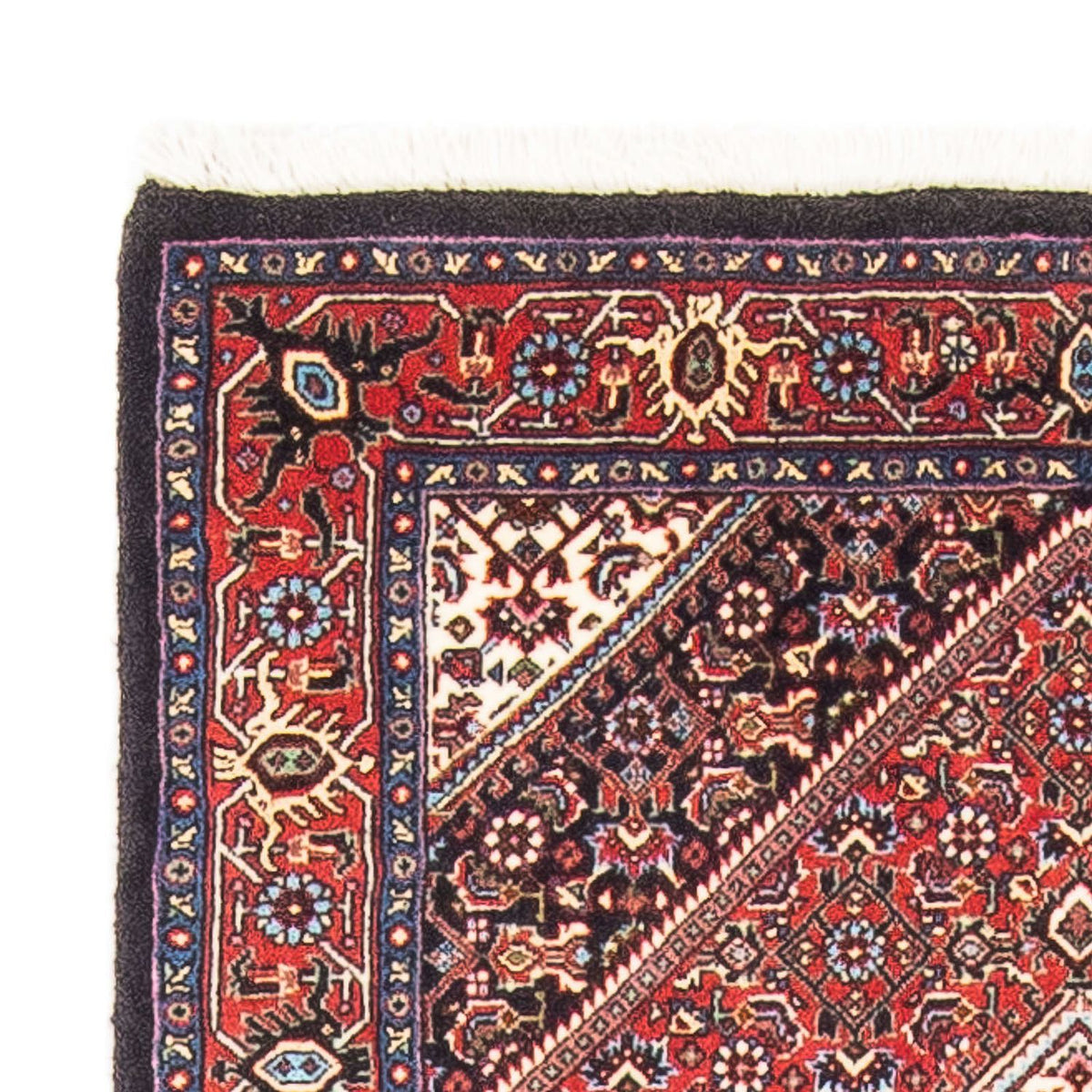 Persisk tæppe - Bijar - 160 x 73 cm - lysrød