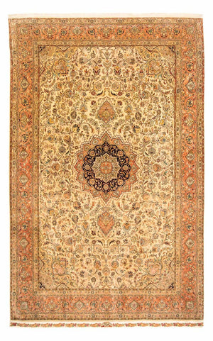 Persisk tæppe - Tabriz - Premium - 320 x 201 cm - brun