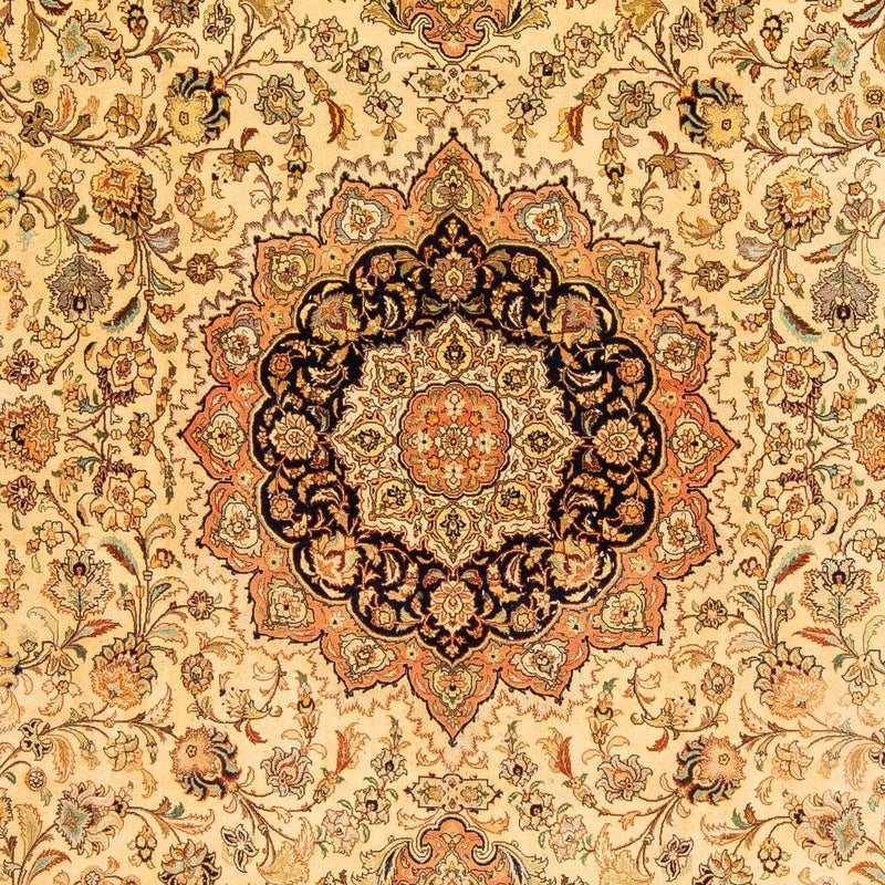 Persisk tæppe - Tabriz - Premium - 320 x 201 cm - brun