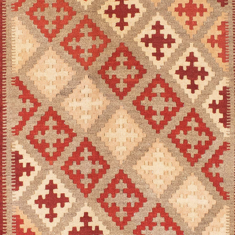Kelim-tæppe - orientalsk - 169 x 148 cm - rød