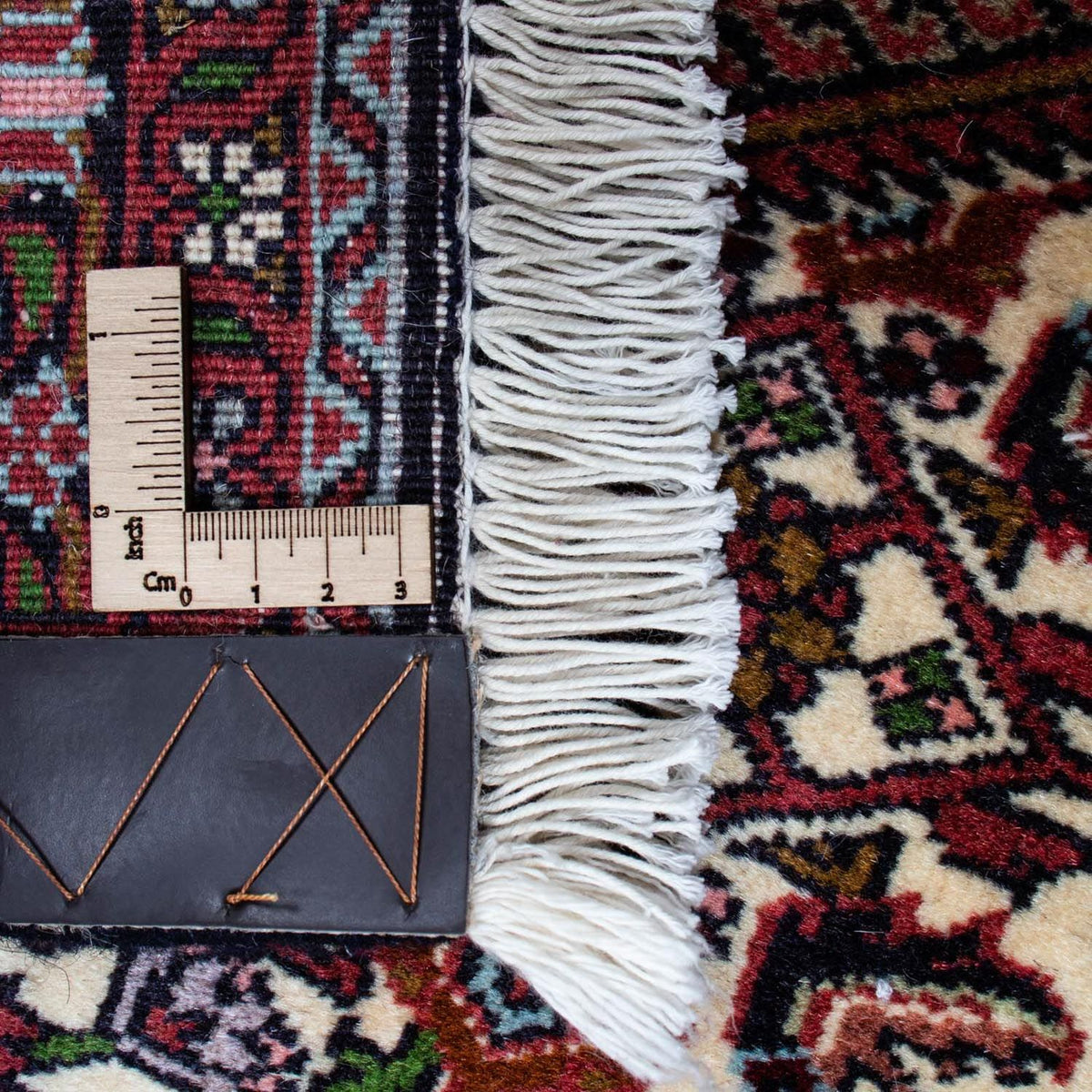 Persisk tæppe - Bijar - 218 x 142 cm - rød