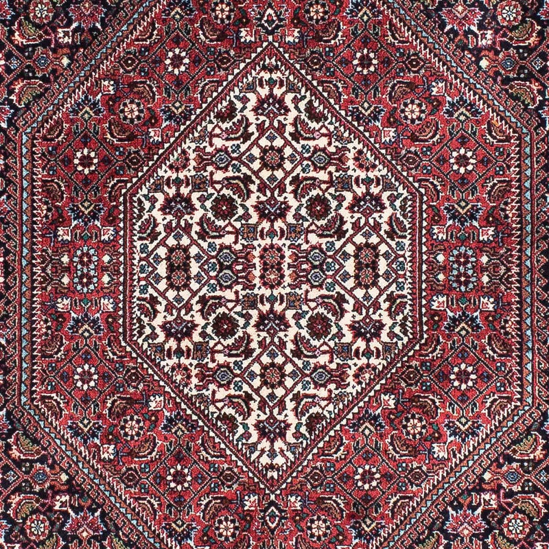 Løber Persisk tæppe - Bijar - 200 x 97 cm - lysrød
