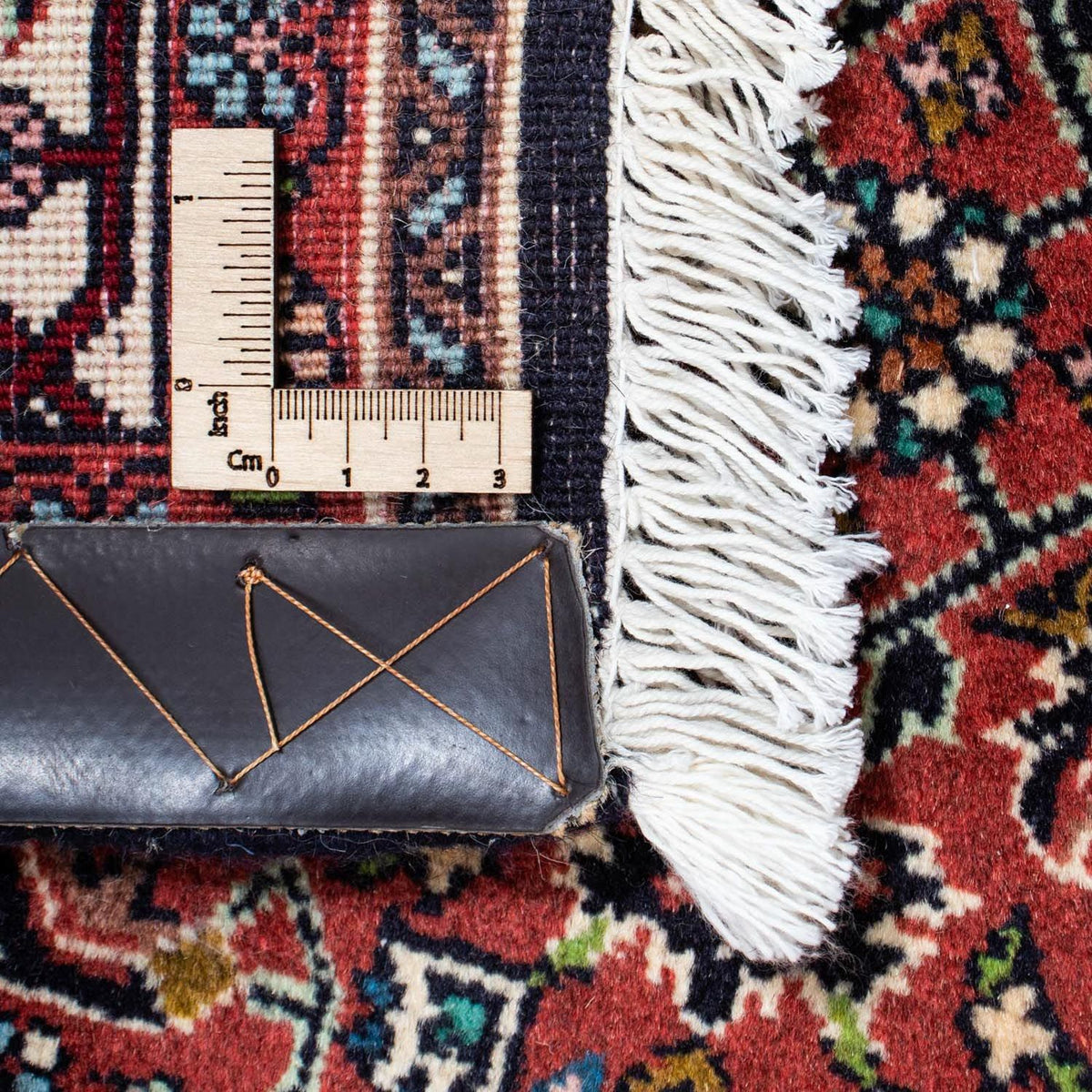 Persisk tæppe - Bijar - 200 x 144 cm - rød