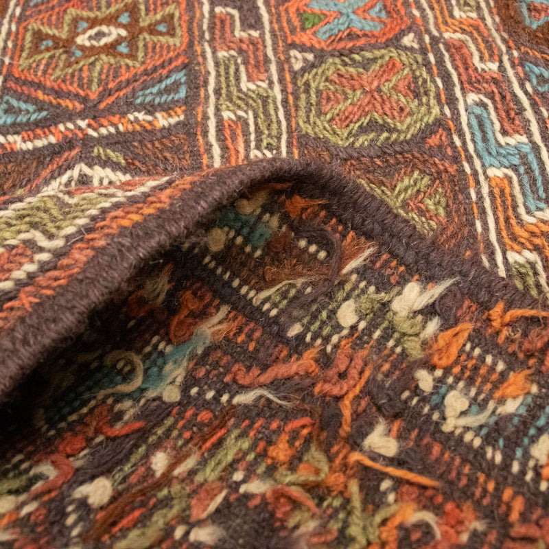 Kelim-tæppe - orientalsk - 166 x 99 cm - orange