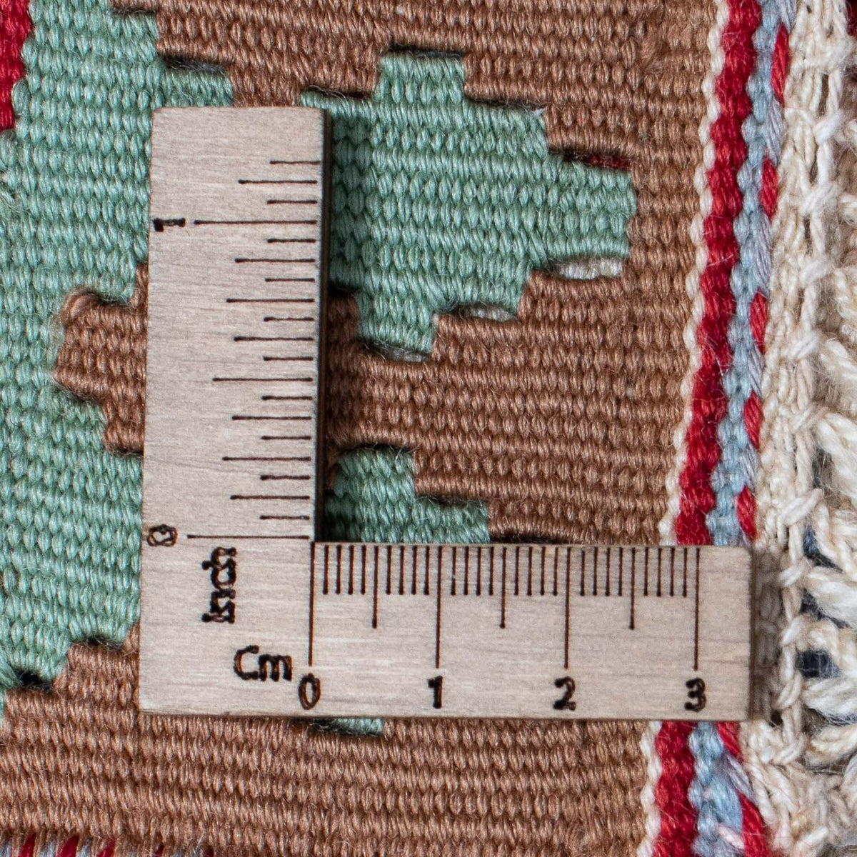 Løber Kelim-tæppe - orientalsk - 385 x 96 cm - flerfarvet