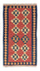 Kelim-tæppe - orientalsk - 152 x 87 cm - mørkerød