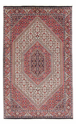 Persisk tæppe - Bijar - 177 x 108 cm - rød