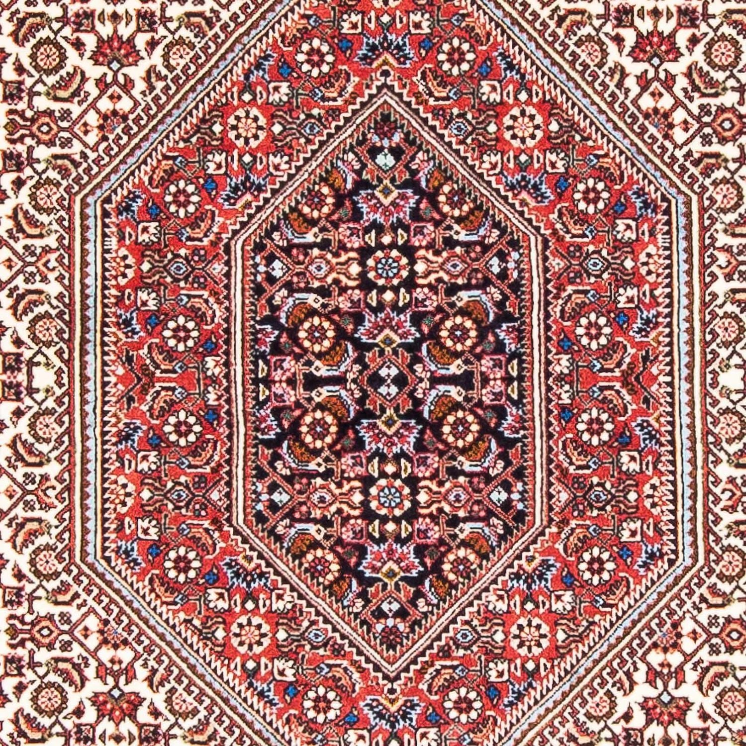 Persisk tæppe - Bijar - 177 x 108 cm - rød