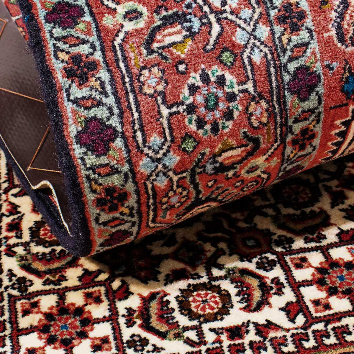 Persisk tæppe - Bijar - 177 x 108 cm - rød