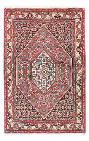 Persisk tæppe - Bijar - 165 x 107 cm - rød