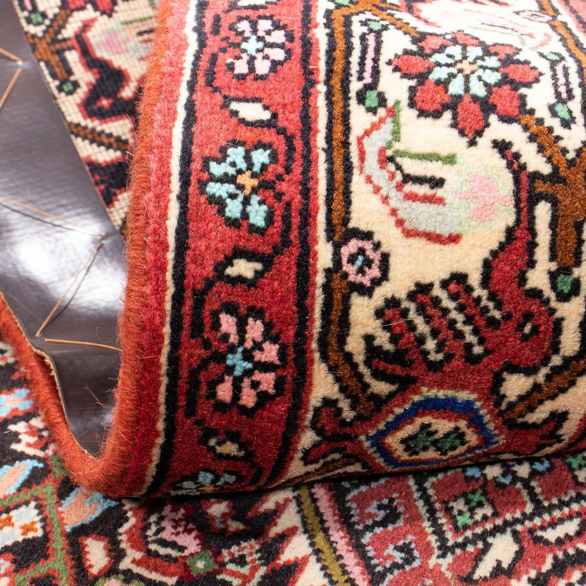 Persisk tæppe - Bijar - 165 x 107 cm - rød