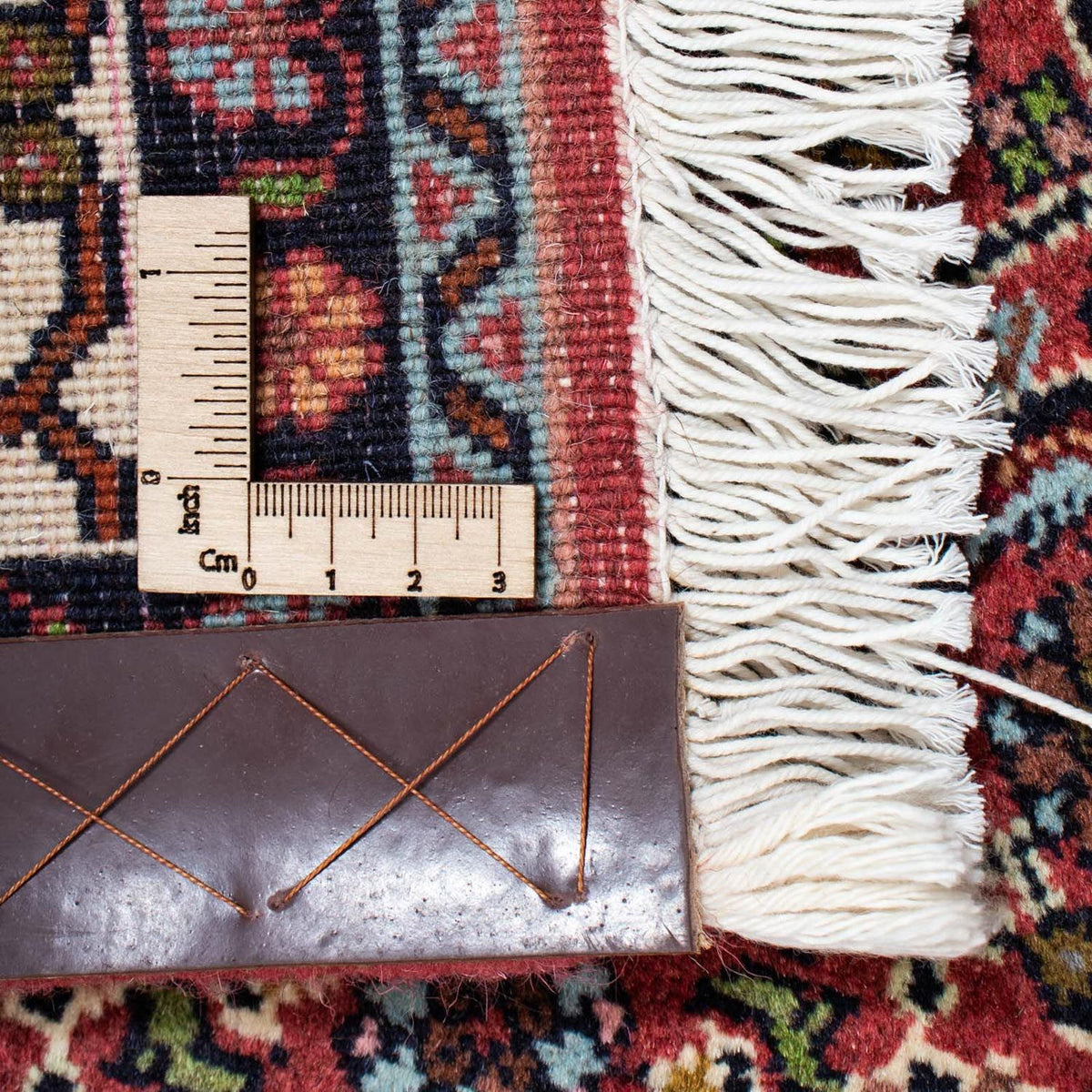 Persisk tæppe - Bijar - 199 x 140 cm - mørkeblå